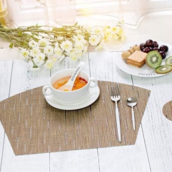 Shacos Set of 4 Placemats, Easy clean Indoor/outdoor - Picture 5 of 9